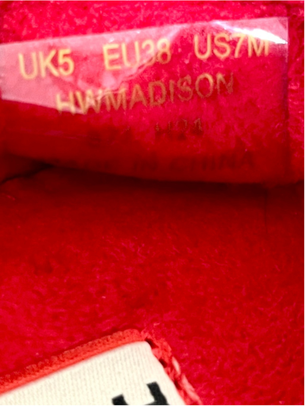 $140 Hunter Women’s Madison Red Insulated Water Resistant Mules Size 7M - Picture 7 of 10